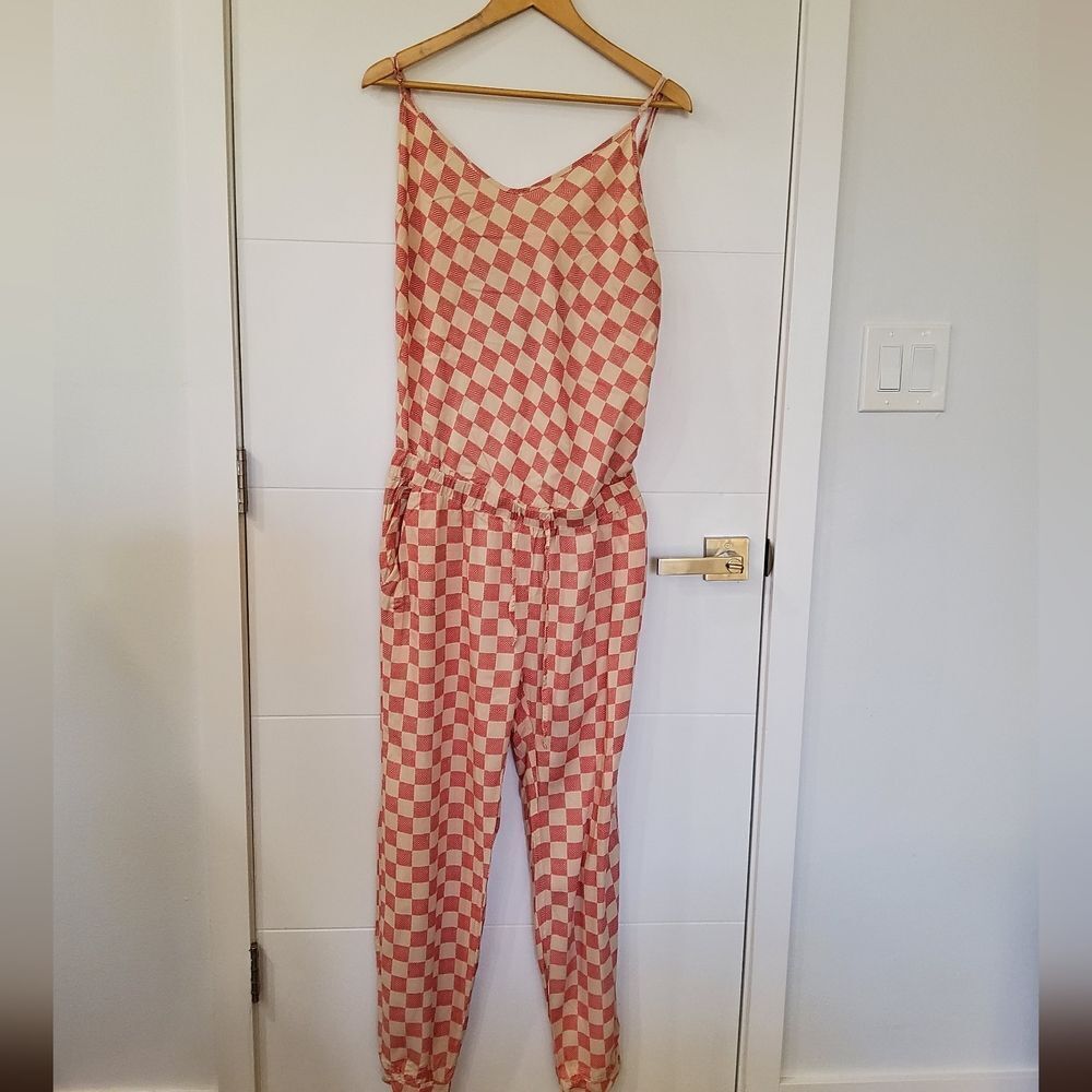 Jachs Girlfriend Checkered Jumpsuit Size S - Picture 2 of 12